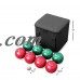 Bocce Ball Set- Outdoor Family Bocce Game for Backyard, Lawn, Beach and More- Red and Green Balls, Pallino, and Equipment Carrying Case by Hey! Play!   570145529